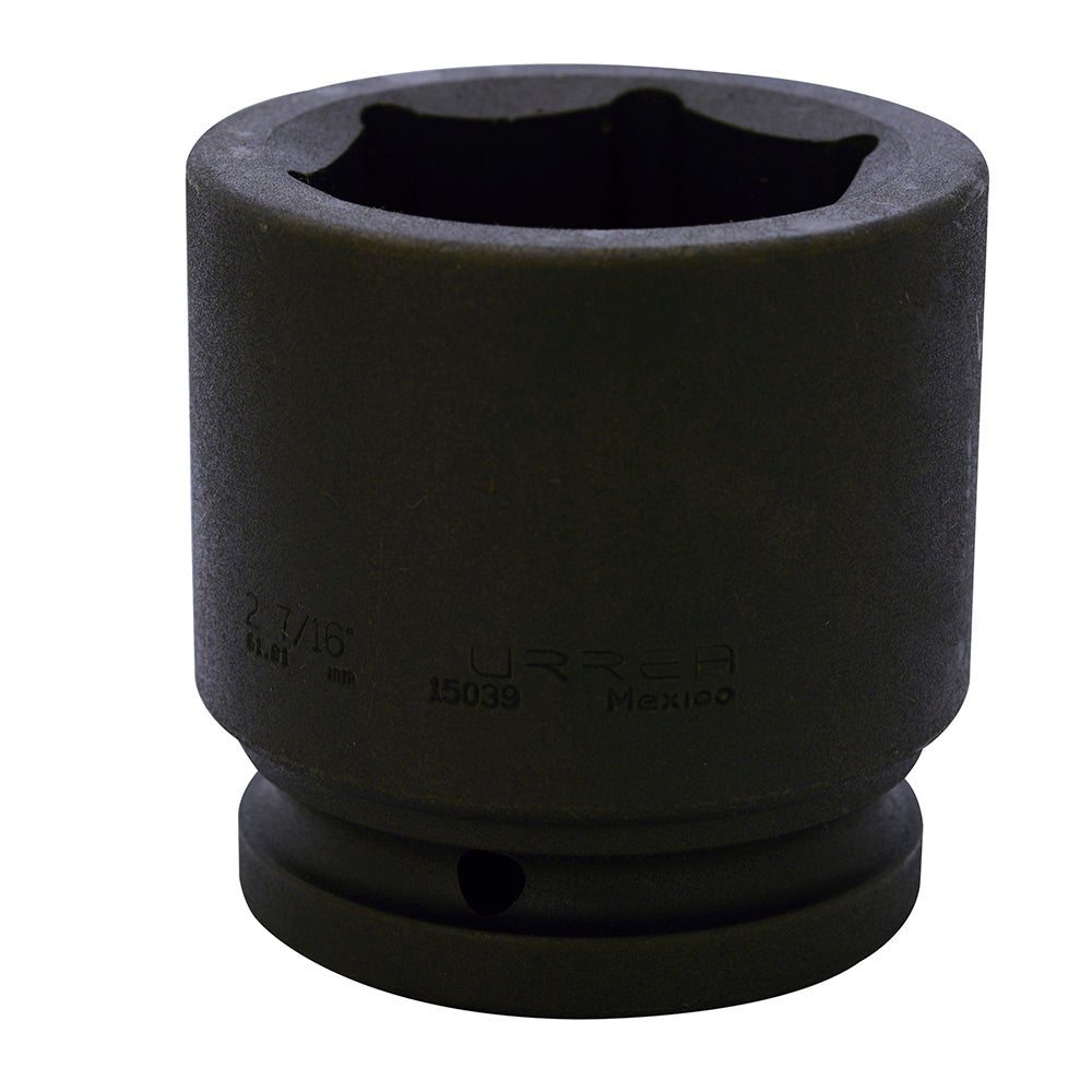 DADO DE IMPACTO EN PULGADAS CUADRO DE 1-1/2", 6 PUNTAS, 2-7/16" URREA