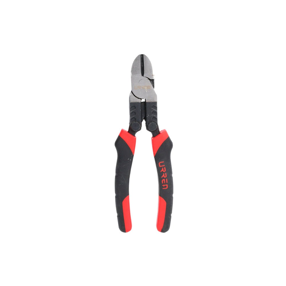 PINZA CON MANGO BIMATERIAL PALANCA COMPUESTA DE 7" CORTE DIAGONAL URREA