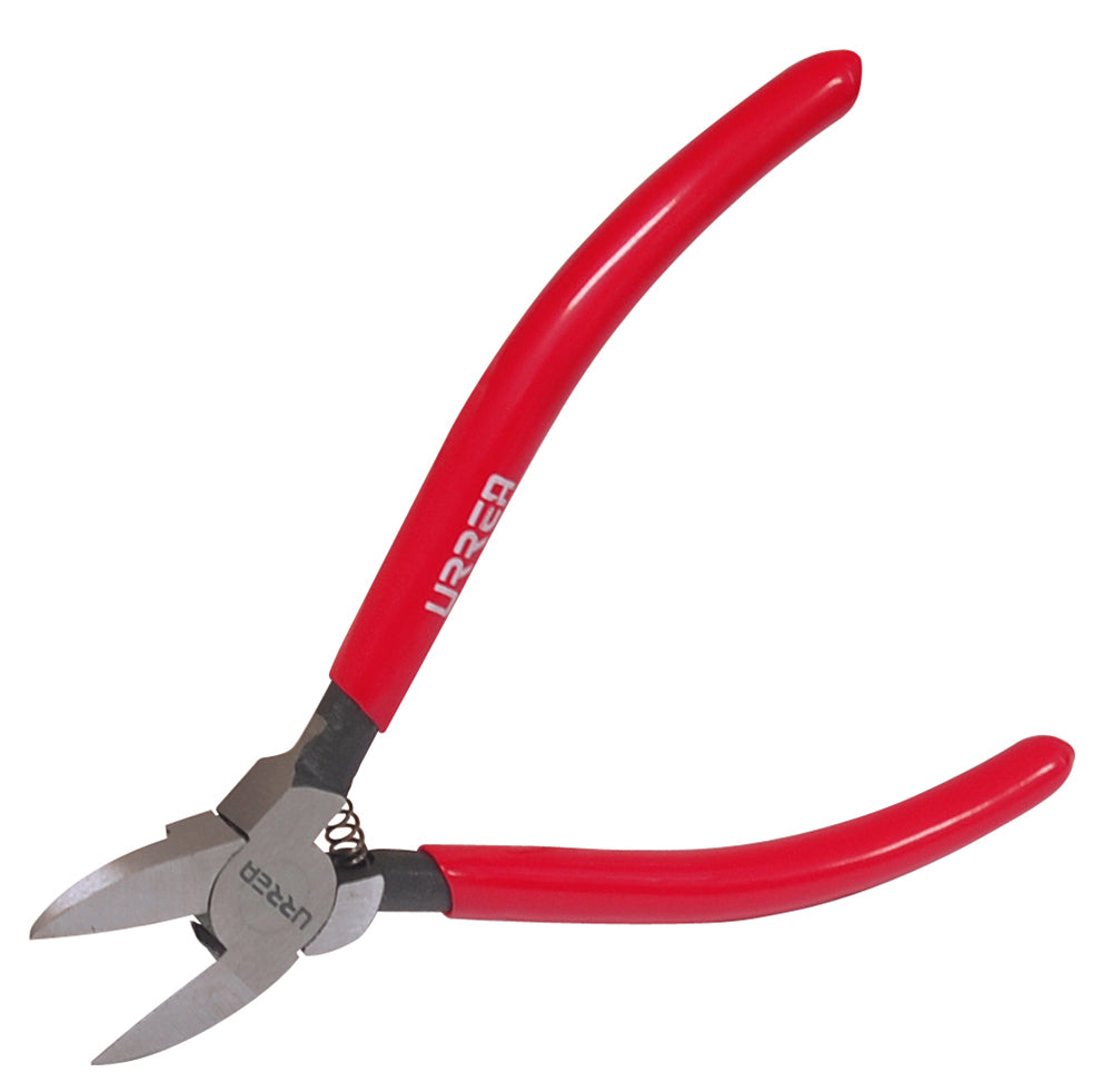 PINZA CON MANGO RUBBER GRIP CORTE AL RAS PARA PLÁSTICO Y MATERIALES NO FERROSO 5" URREA