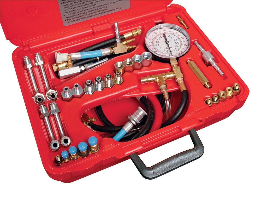 JUEGO DE PROBADOR DE COMBUSTIBLE, 34 PIEZAS URREA