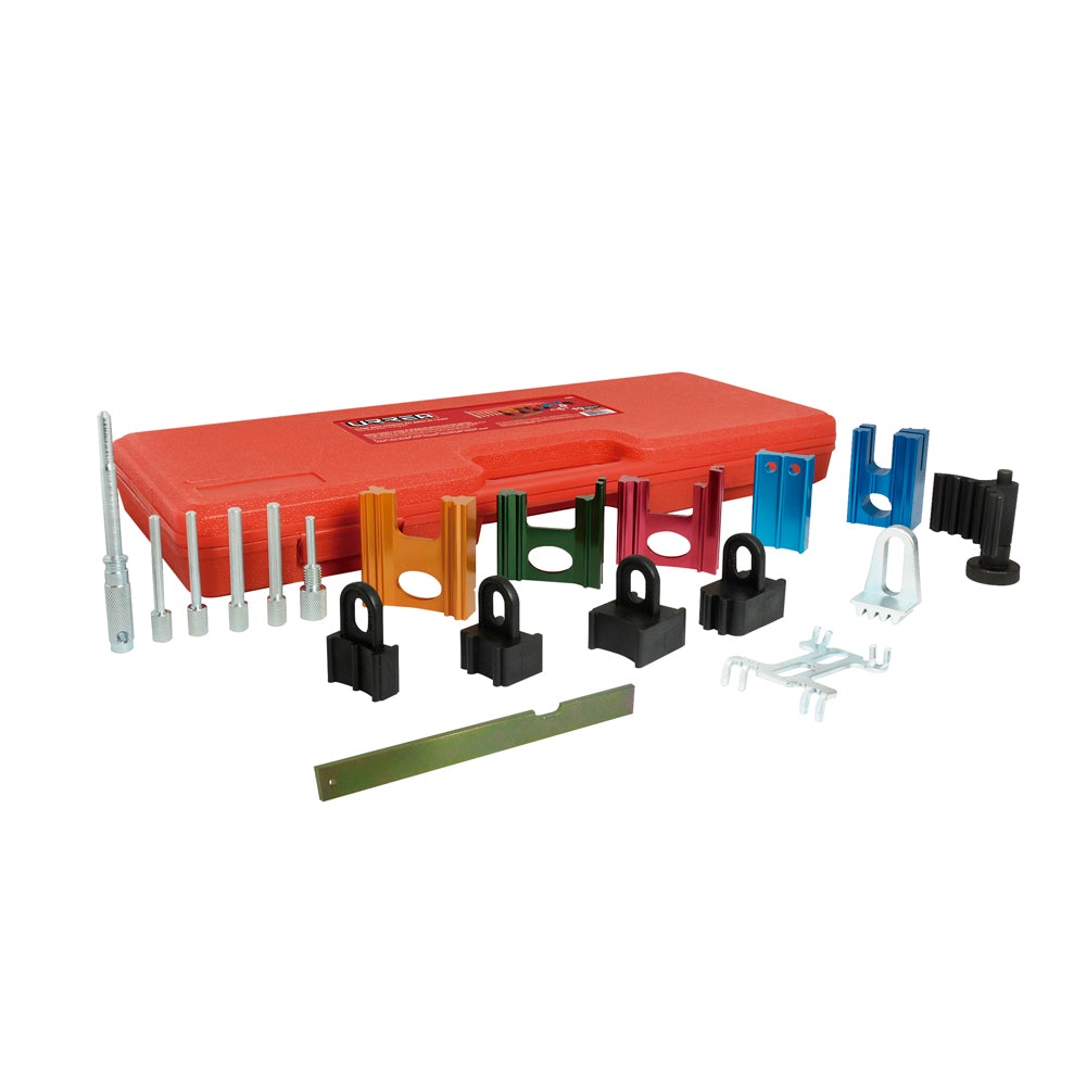 JUEGO PARA BLOQUEO DE ÁRBOL DE LEVAS, 19 PIEZAS URREA