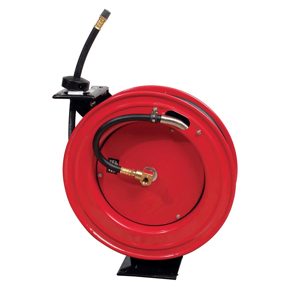 CARRETE PARA MANGUERA DE 3/8", LARGO DE 15.2 M, CAPACIDAD DE 2250 PSI URREA