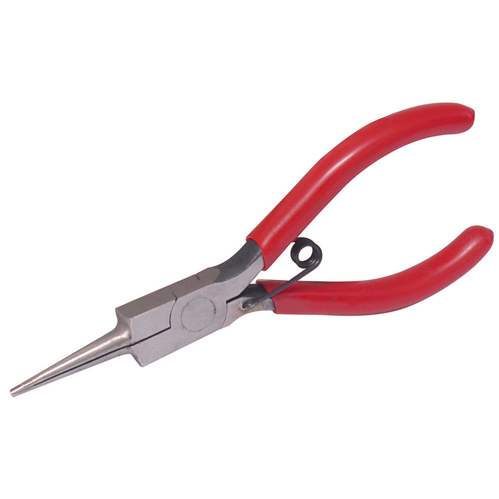 PINZA CON MANGO RUBBER GRIP PARA ELECTRÓNICA DE 5-5/8" PUNTA AGUJA RECTA URREA