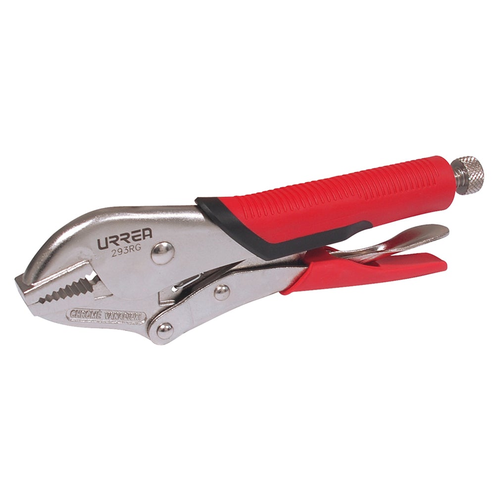 PINZA DE PRESIÓN CON MANGO BIMATERIAL DE 10" QUIJADA RECTA URREA