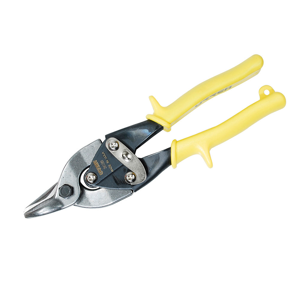 TIJERA CON MANGO RUBBER GRIP PARA HOJALATERO TIPO AVIACIÓN BULLDOG UNIVERSAL, 9-1/2" URREA