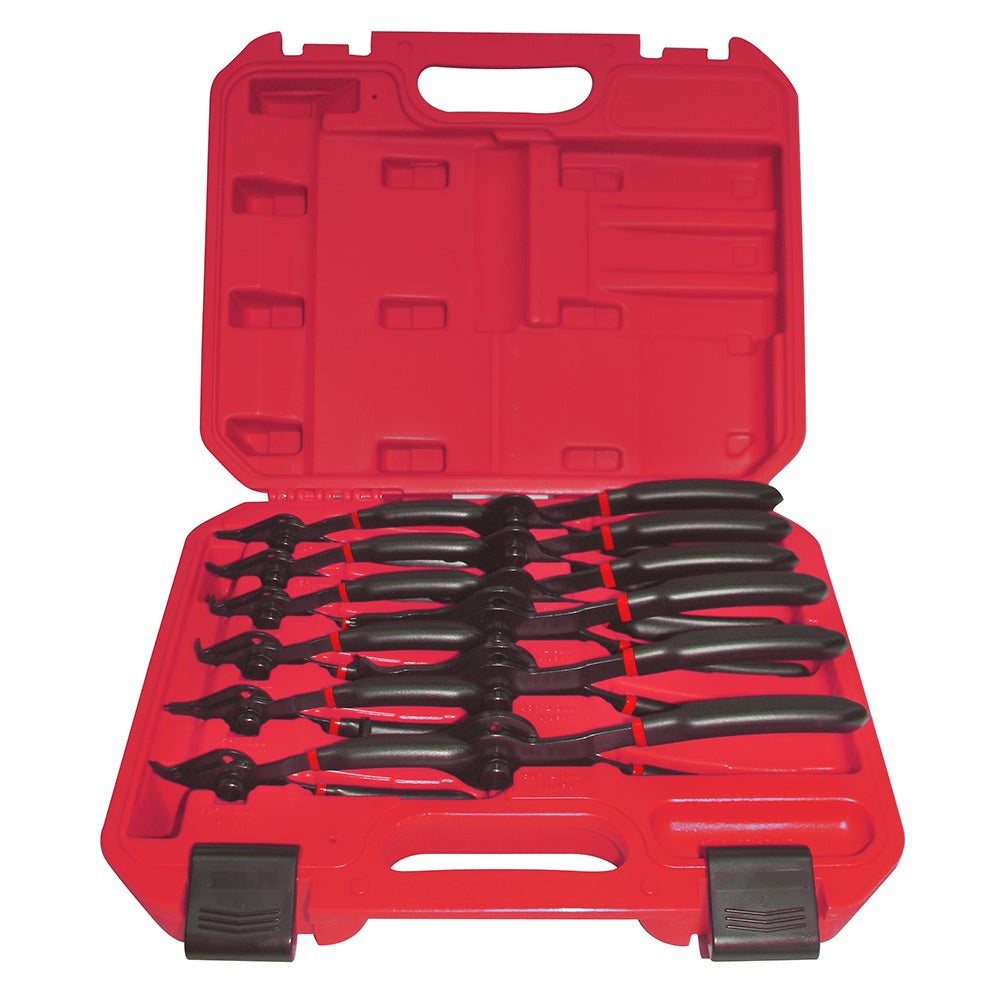 JUEGO DE 12 PINZAS PARA ANILLOS DE RETENCIÓN URREA