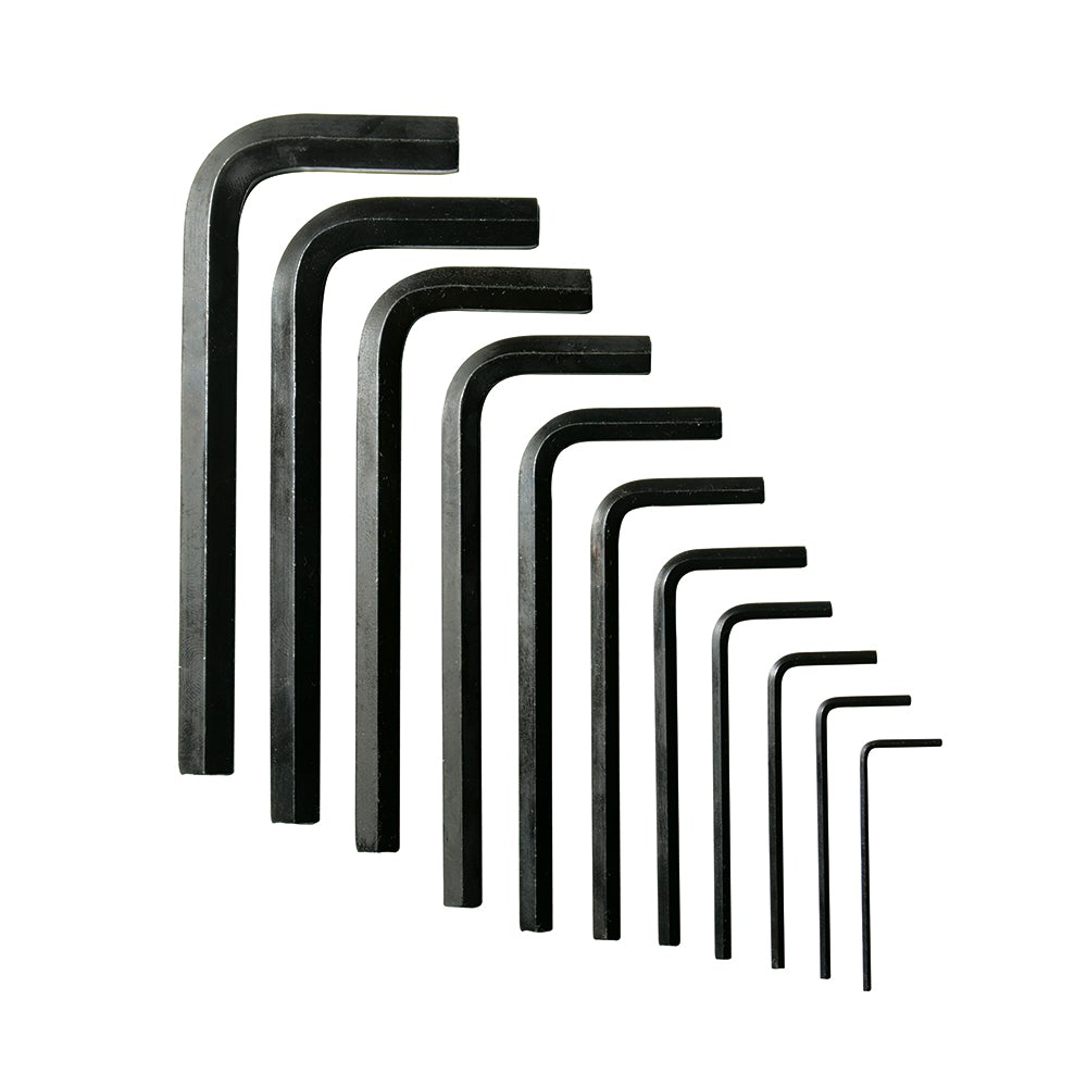 JUEGO DE 11 LLAVES HEXAGONALES TIPO "L", MÉTRICAS URREA