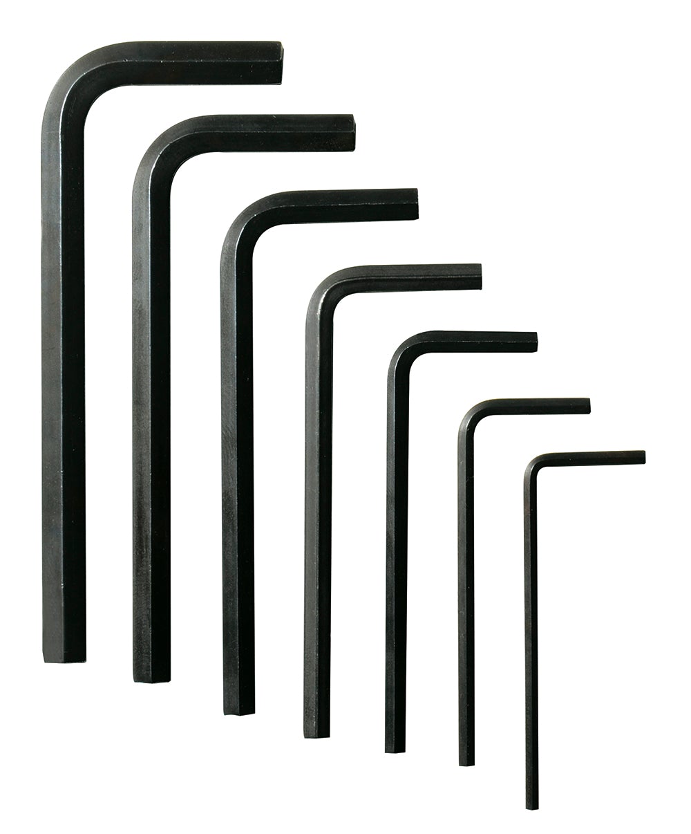 JUEGO DE 7 LLAVES HEXAGONALES TIPO "L", MÉTRICAS URREA