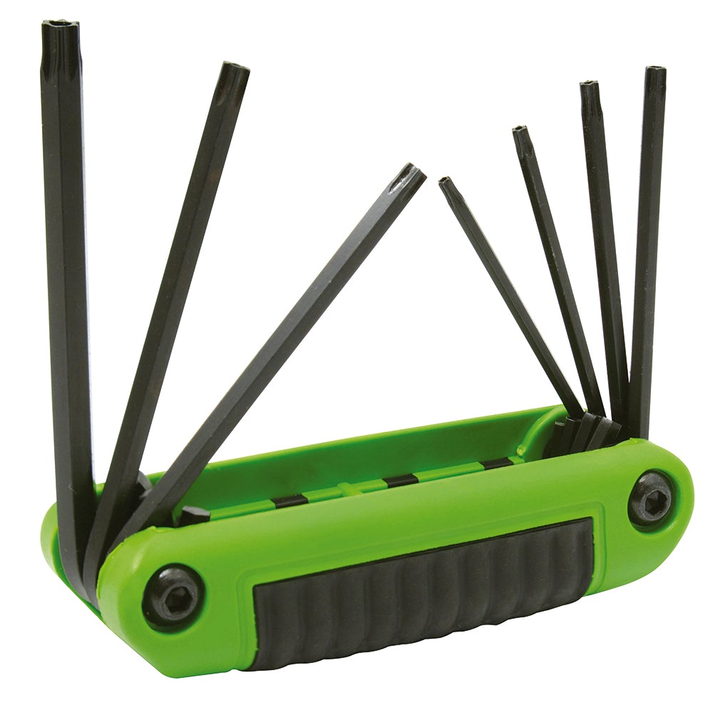 JUEGO DE 7 LLAVES TORX TAMPER PROOF TIPO NAVAJA URREA