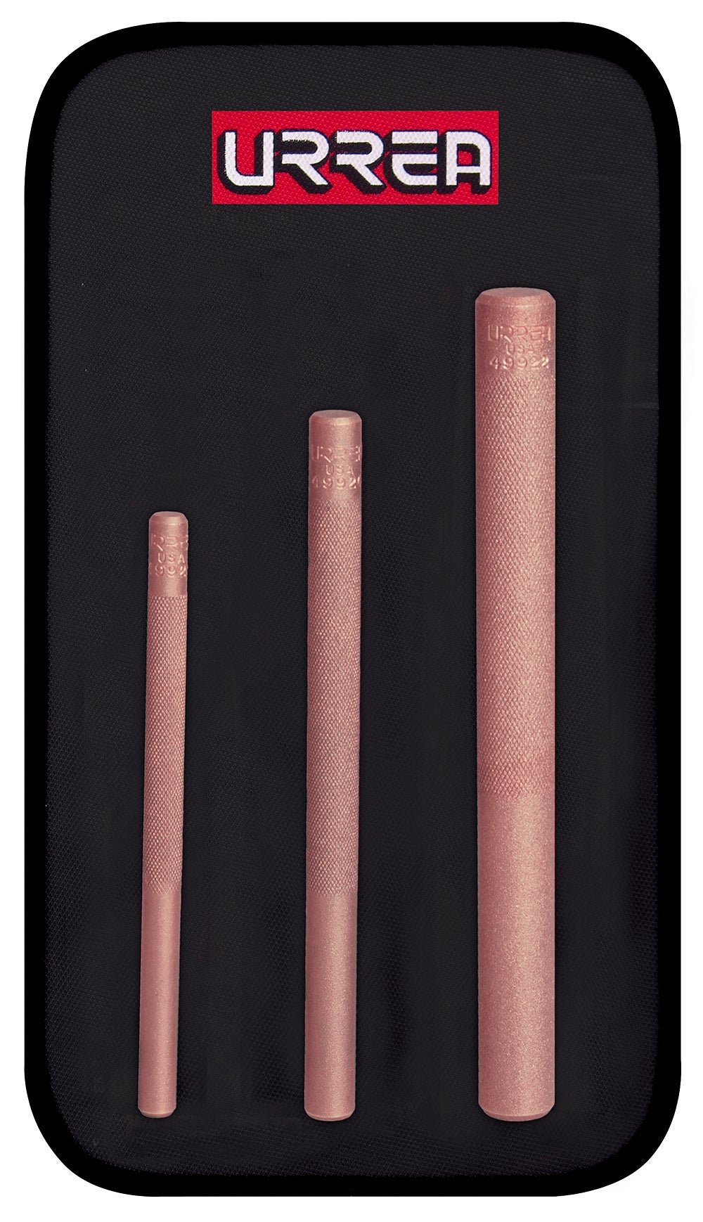 JUEGO DE 3 BOTADORES DE BRONCE URREA