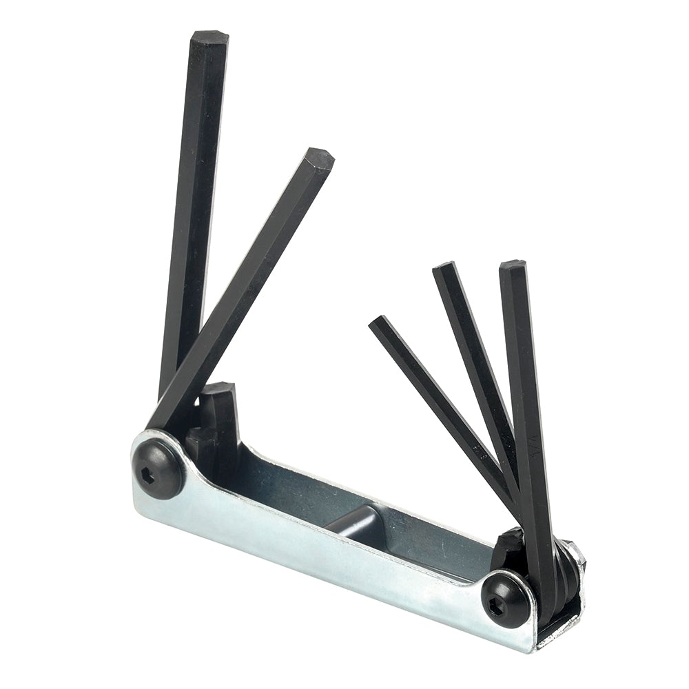 JUEGO DE 5 LLAVES HEXAGONALES EN PULGADAS TIPO NAVAJA URREA