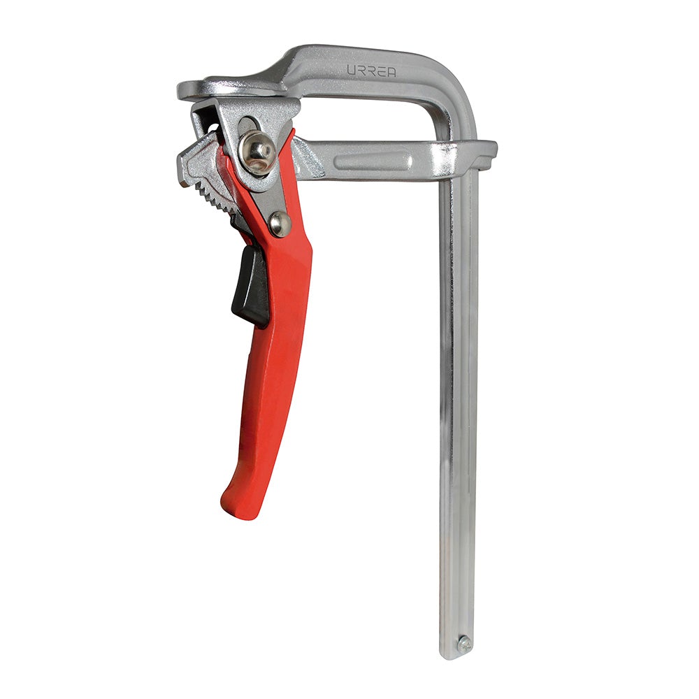 PRENSA "F" DE ACERO AL CARBÓN 11-1/2" CON SISTEMA DE MATRACA URREA