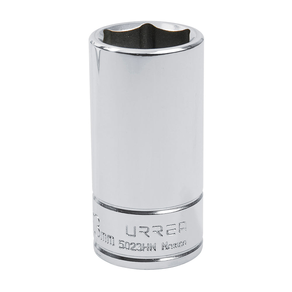 DADO LARGO MÉTRICO CUADRO DE 3/8", 6 PUNTAS, 23 MM URREA