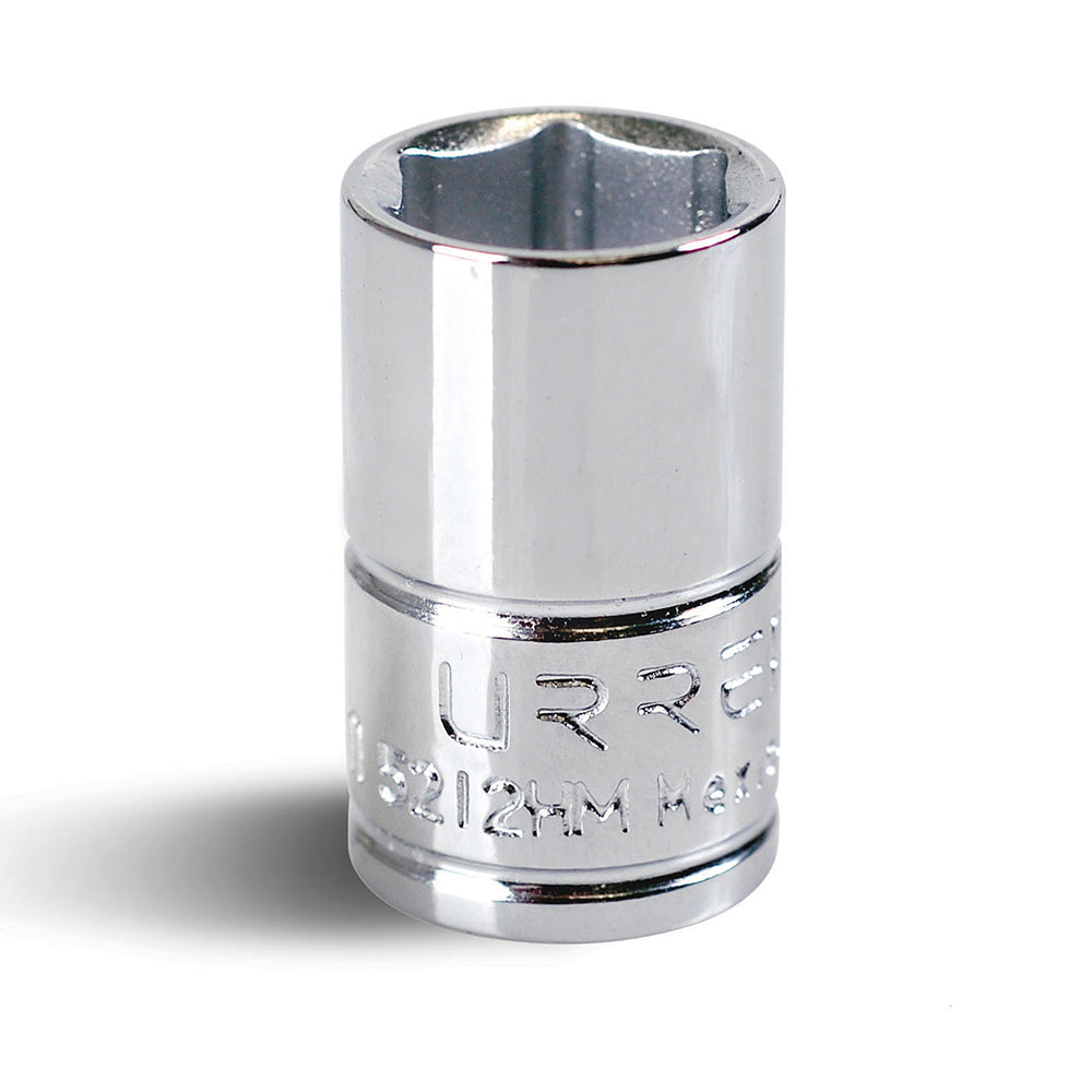 DADO MÉTRICO CUADRO DE 3/8", 6 PUNTAS, 12 MM URREA