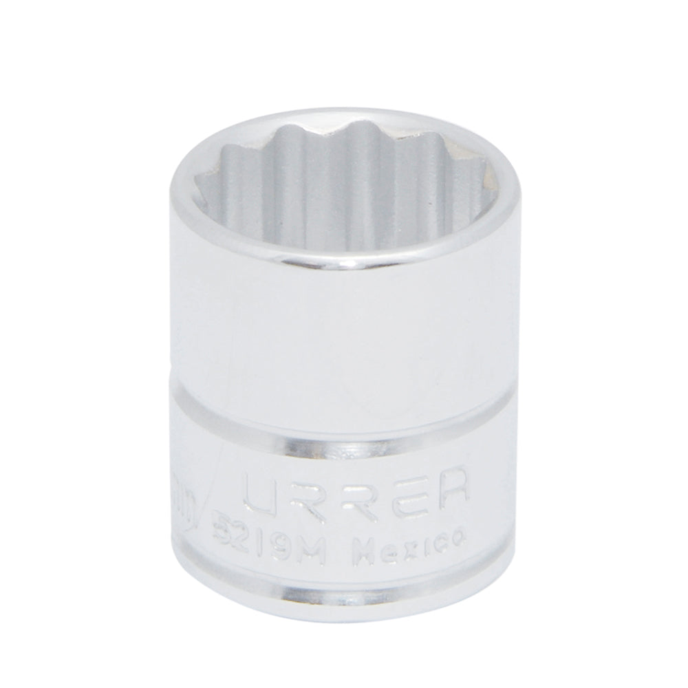 DADO MÉTRICO CUADRO DE 3/8", 12 PUNTAS, 17 MM URREA