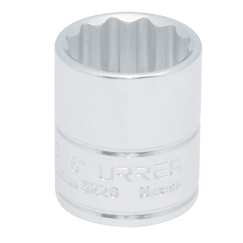 DADO EN PULGADAS CUADRO DE 3/8", 12 PUNTAS, 13/16" URREA