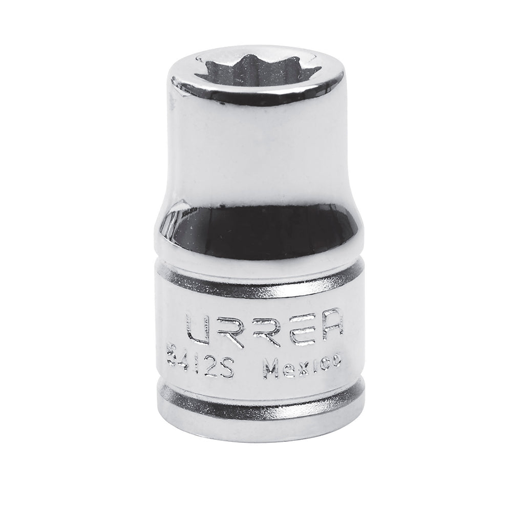 DADO EN PULGADAS CUADRO DE 1/2", 8 PUNTAS, 3/8" URREA