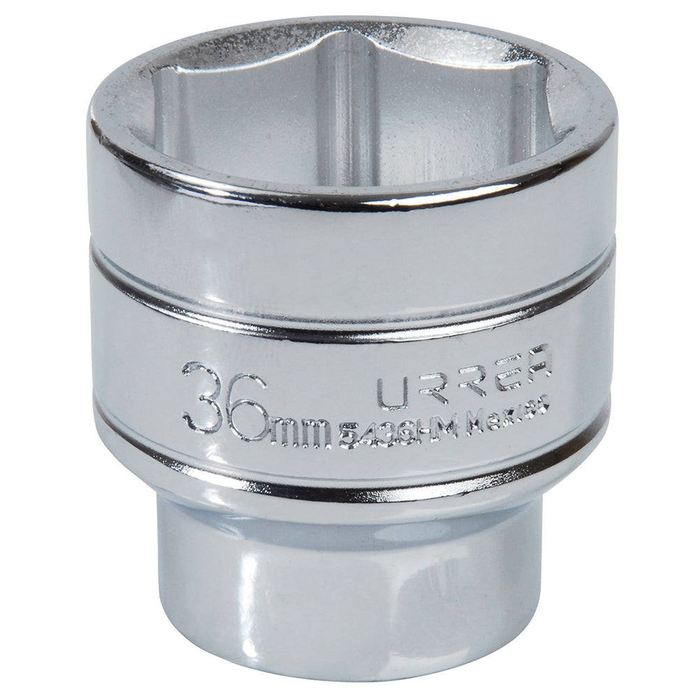 DADO MÉTRICO CUADRO DE 1/2", 6 PUNTAS, 36 MM URREA