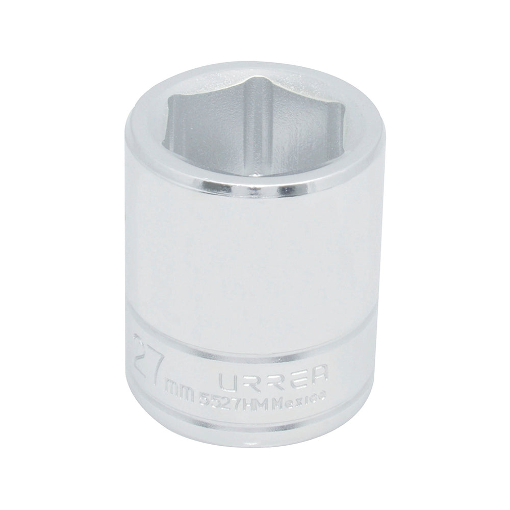 DADO MÉTRICO CUADRO DE 3/4", 6 PUNTAS, 27 MM URREA