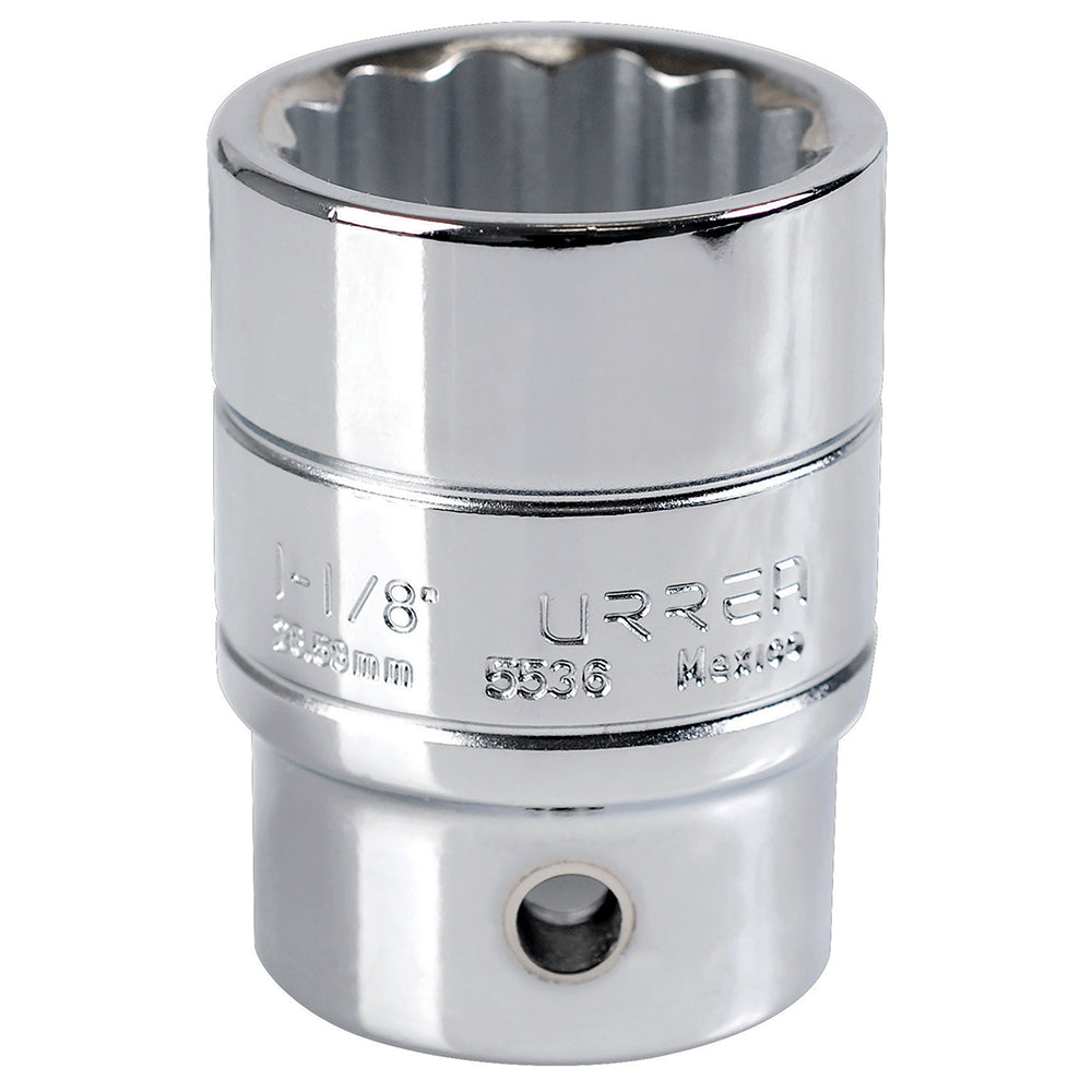 DADO EN PULGADAS CUADRO DE 3/4", 12 PUNTAS, 1-1/8" URREA