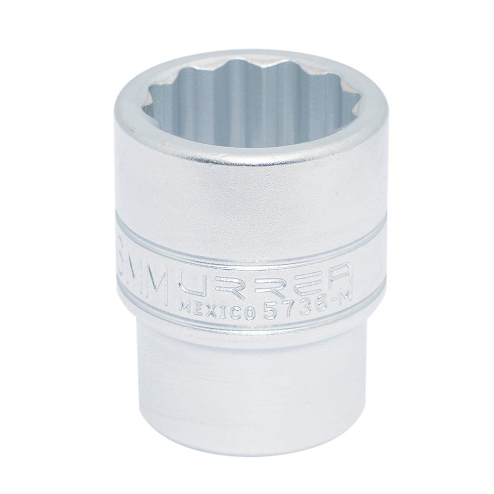 DADO MÉTRICO CUADRO DE 1", 12 PUNTAS, 36MM URREA