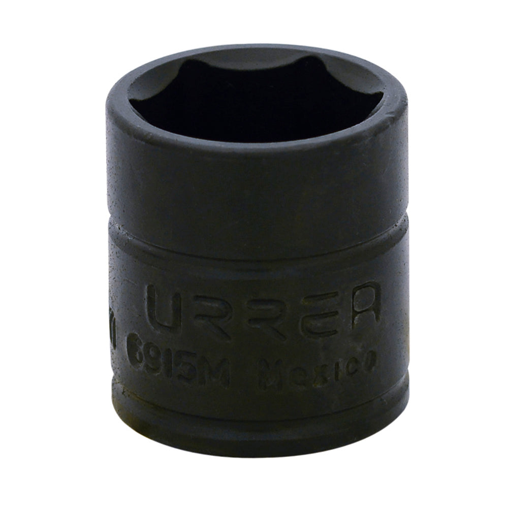 DADO DE IMPACTO MÉTRICO CUADRO DE 1/4", 6 PUNTAS, 15 MM URREA