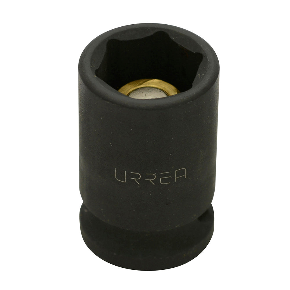 DADO DE IMPACTO CON IMÁN EN PULGADAS CUADRO DE 3/8", 6 PUNTAS, 1/2" URREA