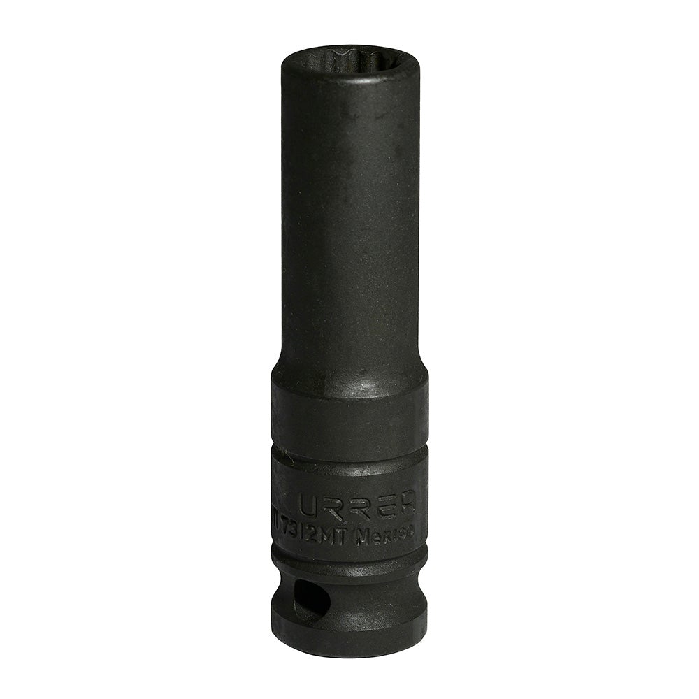 DADO DE IMPACTO LARGO MÉTRICO CUADRO DE 1/2", 12 PUNTAS, 12 MM URREA