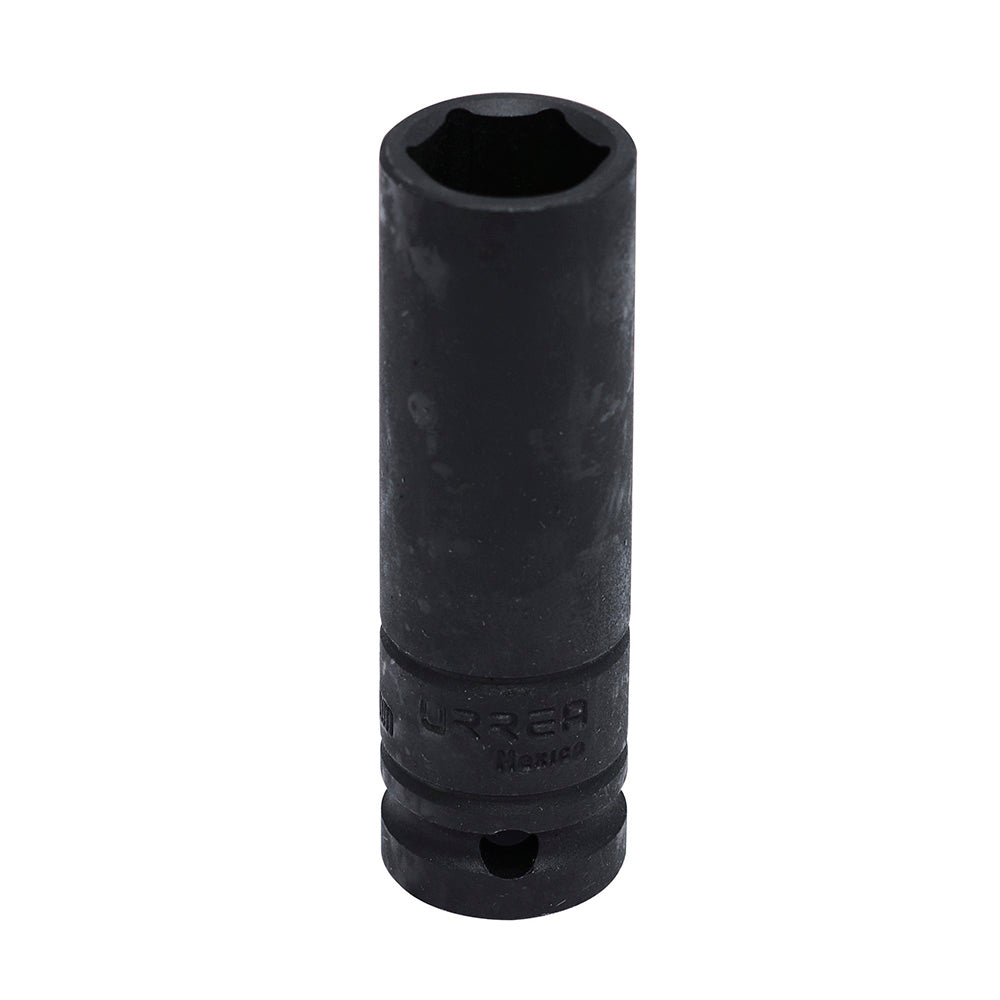 DADO DE IMPACTO LARGO PARED DELGADA MÉTRICO CUADRO DE 1/2", 6 PUNTAS, 19 MM URREA