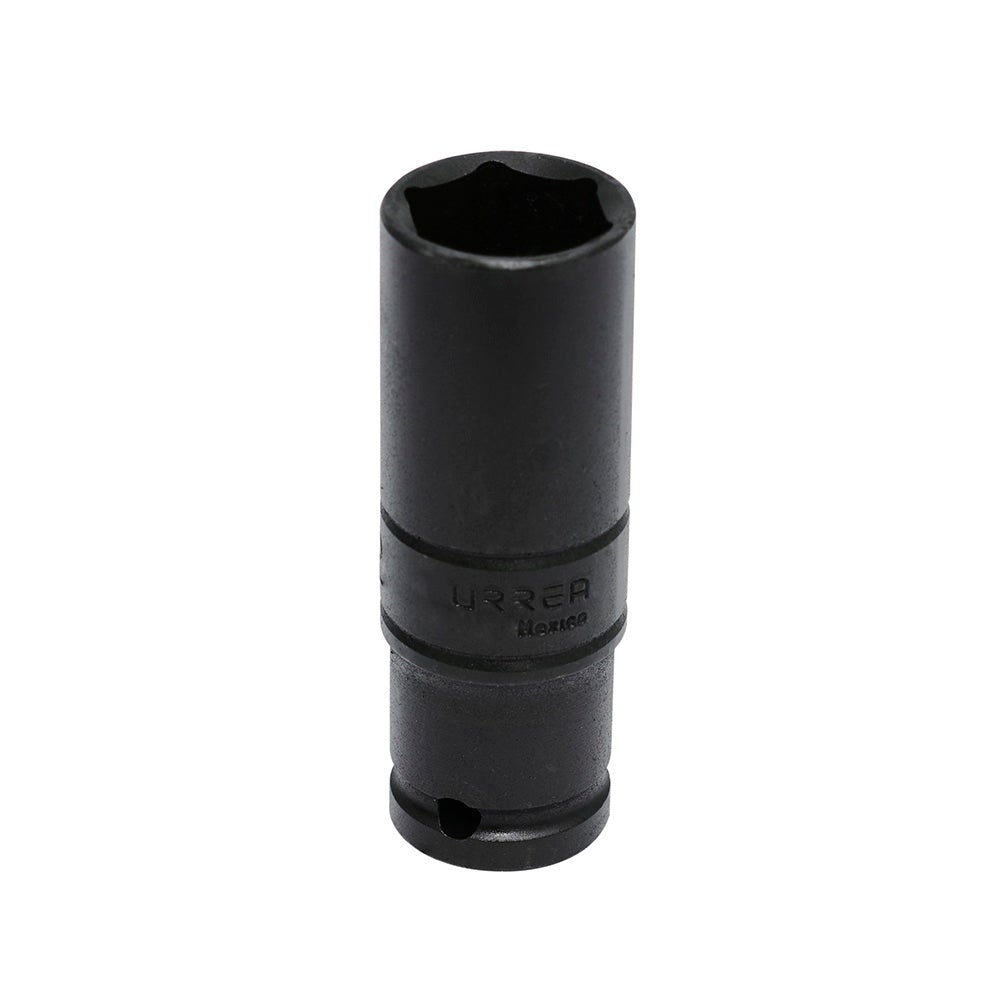 DADO DE IMPACTO LARGO PARED DELGADA MÉTRICO CUADRO DE 1/2", 6 PUNTAS, 21 MM URREA