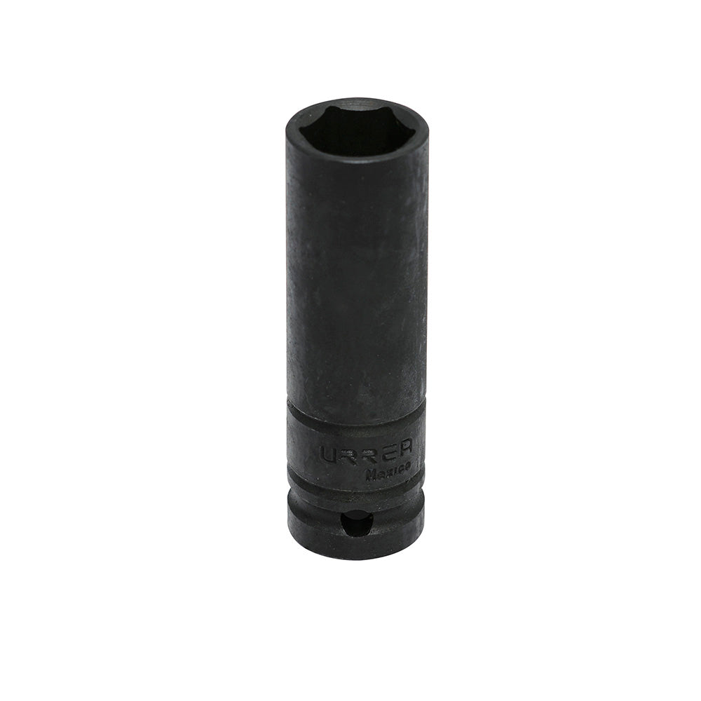 DADO DE IMPACTO LARGO PARED DELGADA EN PULGADAS CUADRO DE 1/2", 6 PUNTAS, 3/4" URREA