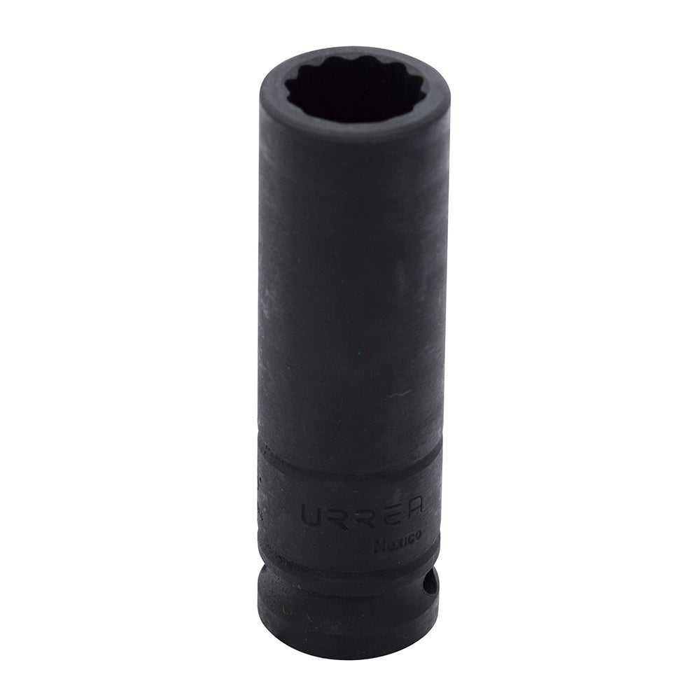 DADO DE IMPACTO LARGO EN PULGADAS CUADRO DE 1/2", 12 PUNTAS, 1" URREA
