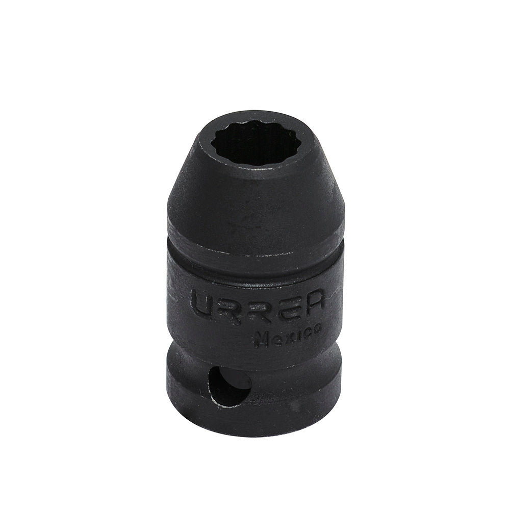 DADO DE IMPACTO EN PULGADAS CUADRO DE 1/2", 12 PUNTAS, 1/2" URREA