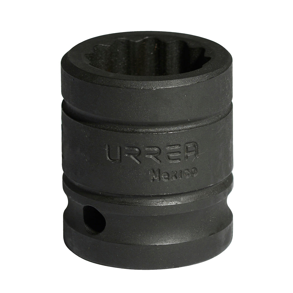 DADO DE IMPACTO MÉTRICO CUADRO DE 1/2", 12 PUNTAS, 18 MM URREA