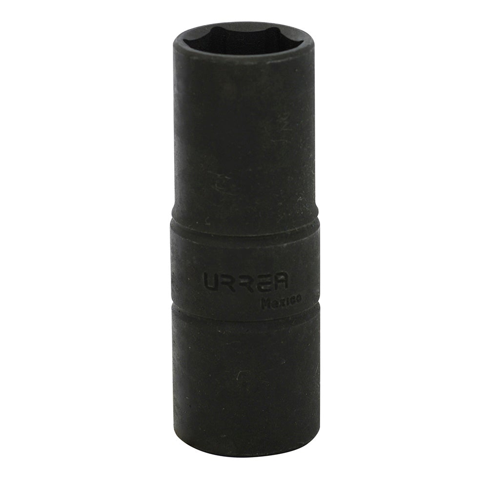 DADO DE IMPACTO LARGO DOBLE BOCA MÉTRICO CUADRO DE 1/2", 19 X 21 MM URREA