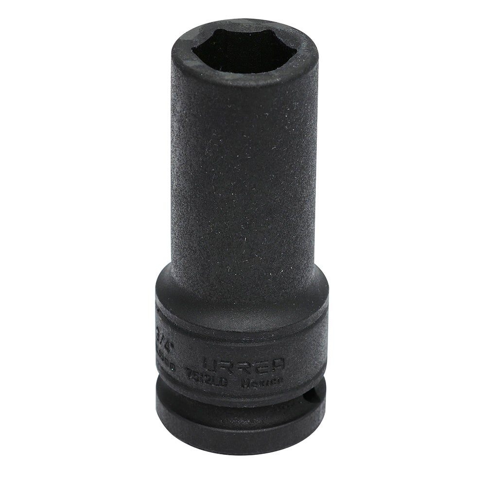 DADO DE IMPACTO LARGO PARED DELGADA EN PULGADAS CUADRO DE 3/4", 6 PUNTAS, 3/4" URREA