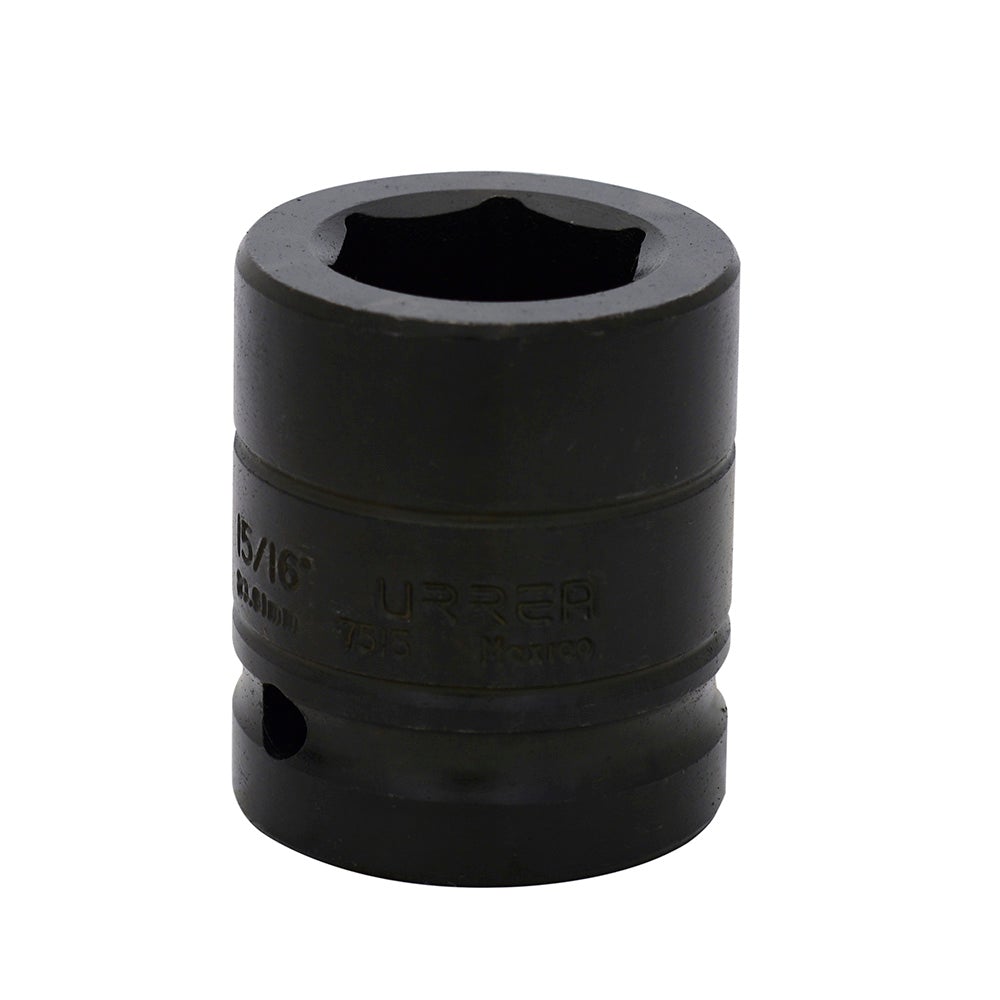 DADO DE IMPACTO EN PULGADAS CUADRO DE 3/4", 6 PUNTAS, 15/16" URREA