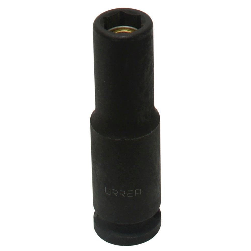 DADO DE IMPACTO LARGO CON IMÁN EN PULGADAS CUADRO DE 3/8", 6 PUNTAS, 3/8" URREA
