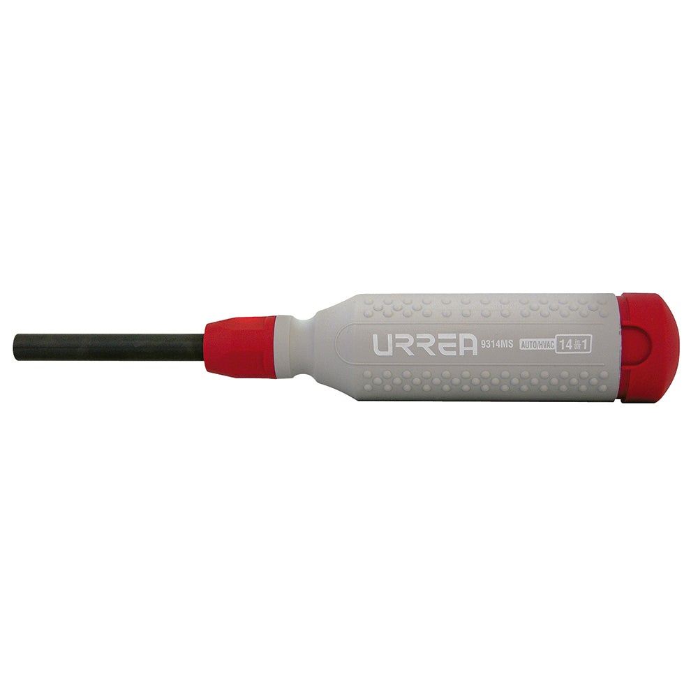 DESTORNILLADOR CON MANGO BIMATERIAL TIPO REVÓLVER CON PUNTAS AUTO/HVAC 14 EN 1 URREA