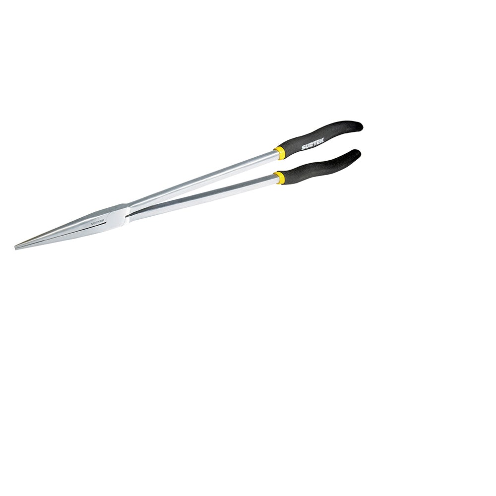 PINZA PUNTA LARGA CON MANGO CON DOBLE PLASTISOL DE 16" SURTEK
