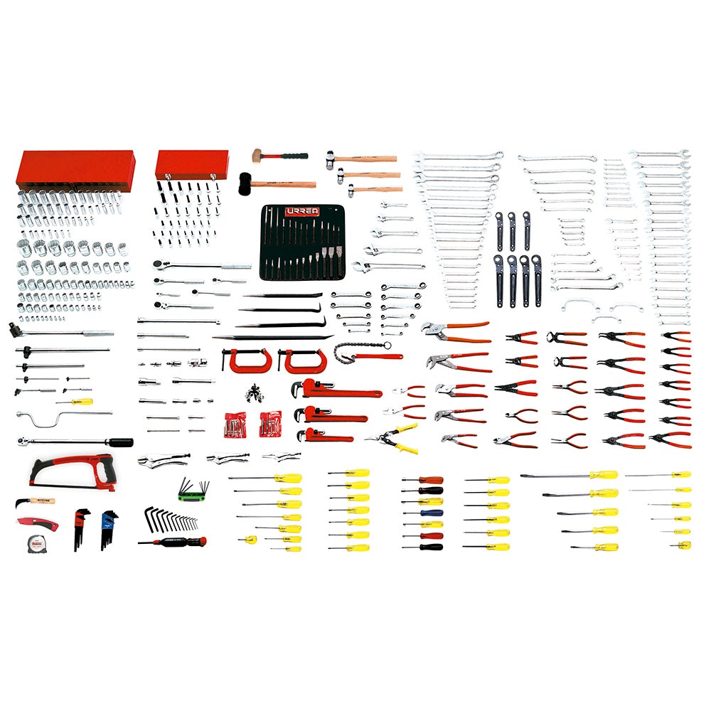 JUEGO MAESTRO INDUSTRIAL COMBINADO 435 PIEZAS, SIN GABINETE URREA