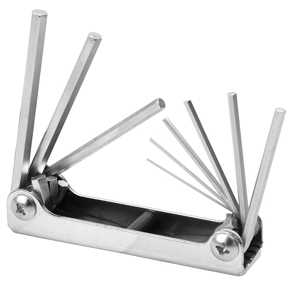 JUEGO DE 9 LLAVES HEXAGONALES MÉTRICAS TIPO NAVAJA SURTEK