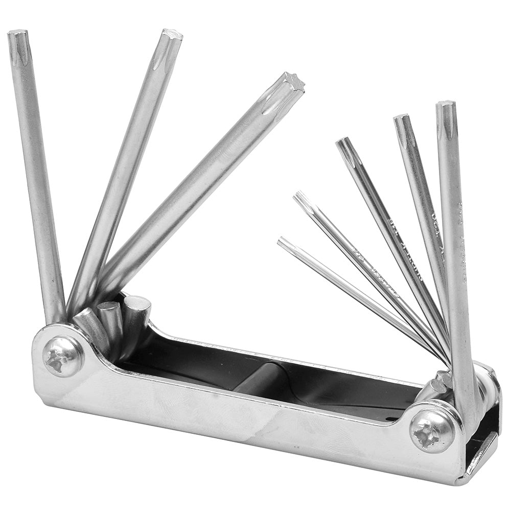 JUEGO DE 8 LLAVES TORX TIPO NAVAJA SURTEK