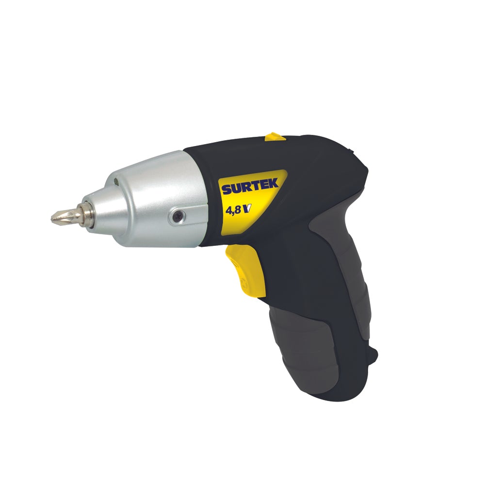 DESTORNILLADOR ELÉCTRICO DE 1/4" 4.8V USO PROFESIONAL, RECARGABLE SURTEK