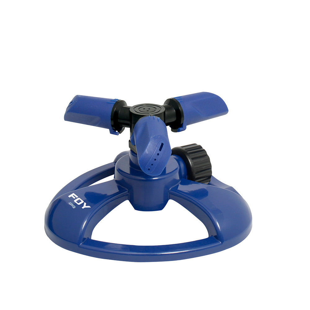 ASPERSOR ESTACIONARIO DE 3 BRAZOS CON BASE PLÁSTICA 3/4" GHT FOY