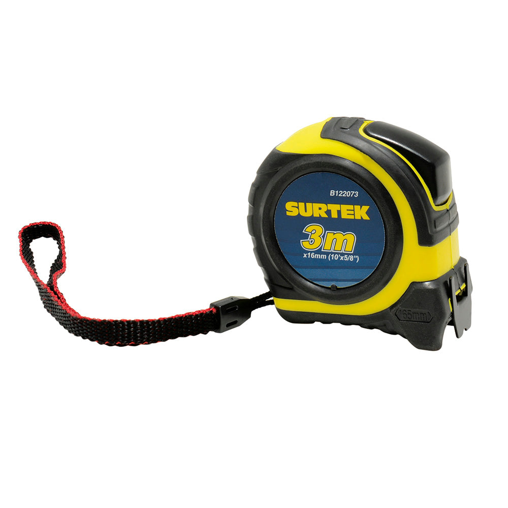 FLEXÓMETRO CON CARCASA RUBBER GRIP 3 M X 5/8" SURTEK