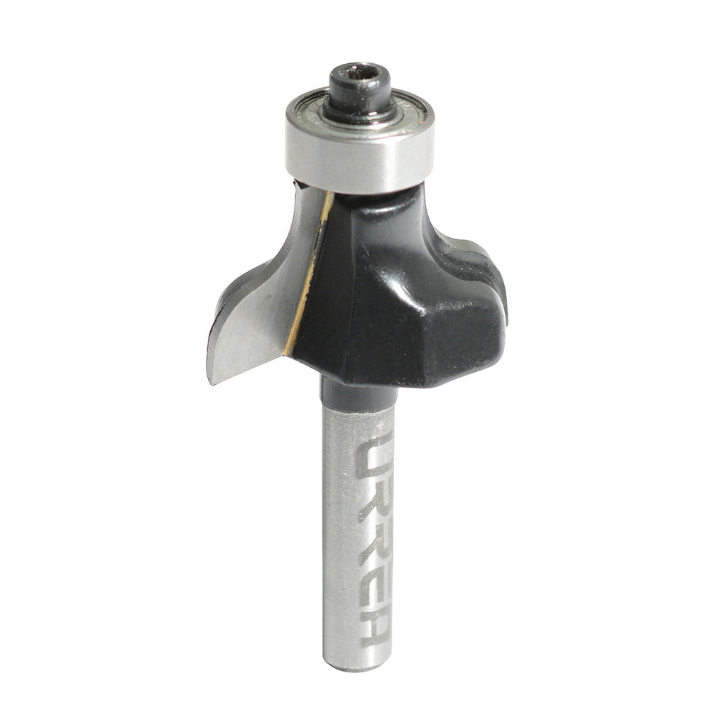 BROCA PARA ROUTER DE ACERO PECHO DE PALOMA CON BALERO 1-3/8" ZANCO DE 1/4" URREA