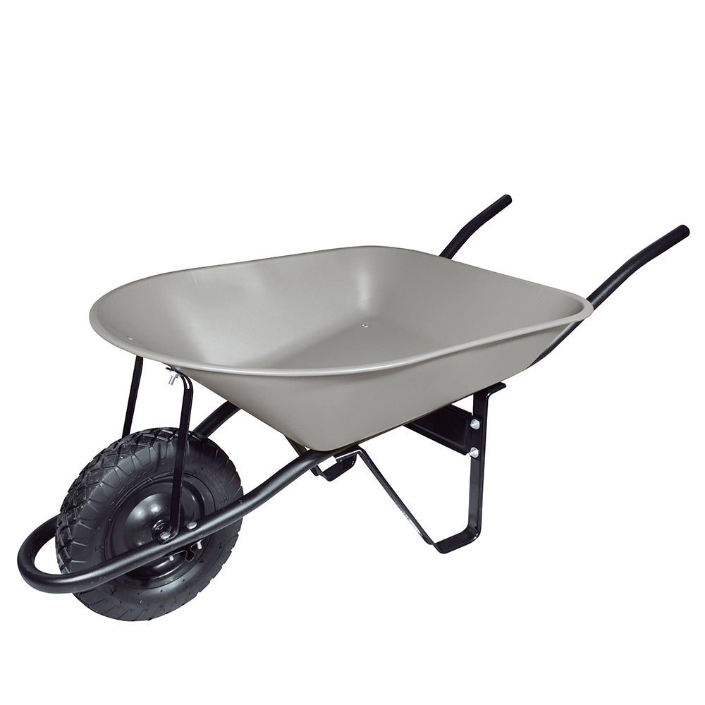 CARRETILLA CON BASTIDOR METÁLICO 4.5 FT3 LLANTA NEUMÁTICA DE 2 CAPAS FOY