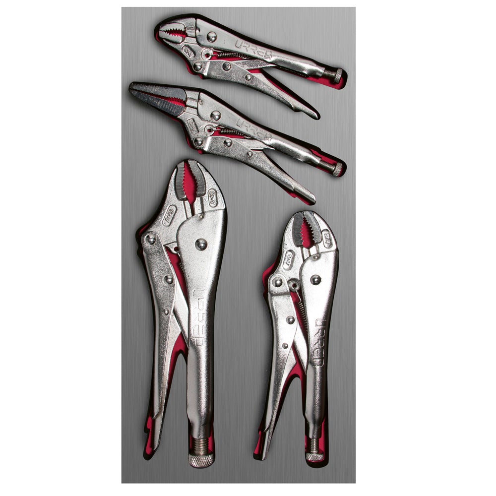 JUEGO DE 4 PINZAS DE PRESIÓN URREA