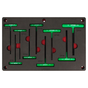 JUEGO DE 9 LLAVES HEXAGONALES T TORX URREA